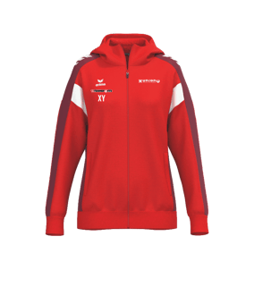 Erima Celebrate 125 Kapuzenjacke Damen Rot