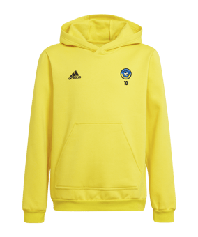 Sweat à capuche adidas Entrada 22 enfants jaune 