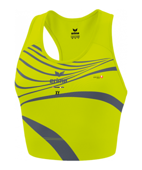 Erima Racing Sport-BH Damen Gelb