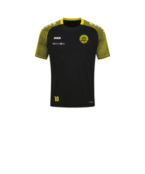 JAKO Performance T-Shirt Kids Schwarz Gelb F808