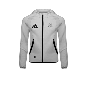 adidas Tiro Travel Hoody Kids Grau
