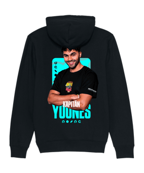 Battle of the Socials Hoodie "Team Younes" Schwarz - schwarz