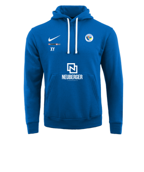 Nike Park 20 Fleece Hoody Blau Weiss F463