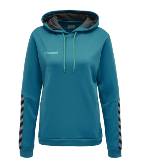 Hummel Authentic Poly Hoody Damen Türkis F8745 - tuerkis