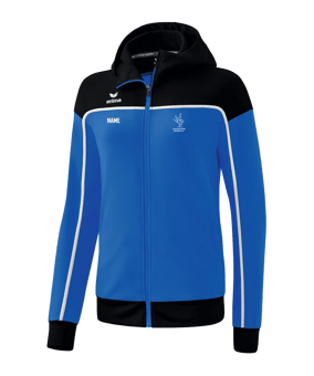 Erima Change by Kapuzenjacke Damen Blau Schwarz