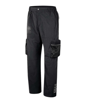 Nike N31 Cargohose Schwarz Gold F010 - schwarz