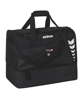 Erima Six Wings mit Bodenfach Tasche Schwarz