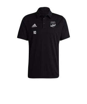adidas Entrada 22 Poloshirt Schwarz