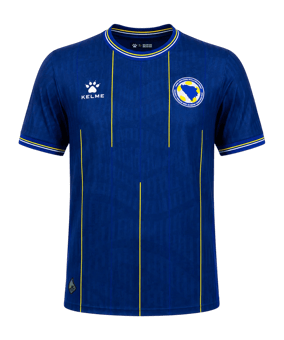 Kelme BIH Bosnien Herzegowina Trikot Home WM 2026 Dunkelblau
