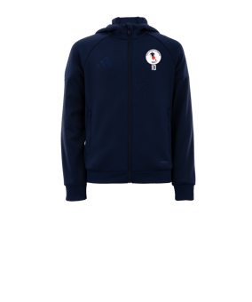 Veste à capuche adidas Tiro 25 enfants bleue