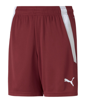 PUMA teamLIGA Short Kids Rot Weiss F09 - rot
