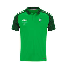 JAKO Performance Poloshirt Grün Schwarz F221