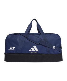 adidas Tiro League Duffel Bag Gr. L Blau Weiss
