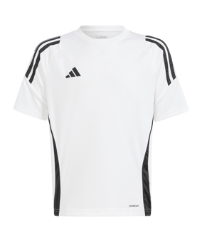 adidas Tiro 24 Trikot Kids Weiss Schwarz - weiss