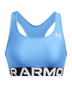 Under Armour UA HG Mid Branded-BLU Sport-BH Damen Blau F465 - blau