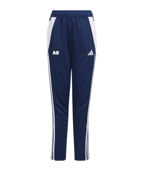 adidas Tiro 24 Slim Trainingshose Kids Blau Weiss