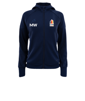 adidas Tiro 25 Travel Kapuzenjacke Damen Blau