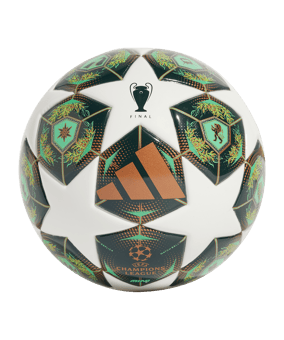 adidas UCL Final Ball München 2025 Mini Trainingsball Weiss Grün