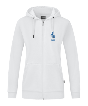 JAKO Organic Kapuzenjacke Damen Weiss F000