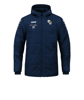 JAKO Team Coach Kapuzenjacke Blau F900