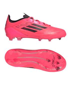 adidas F50 Pro FG Vivid Horizon Kids Pink Schwarz - rosa
