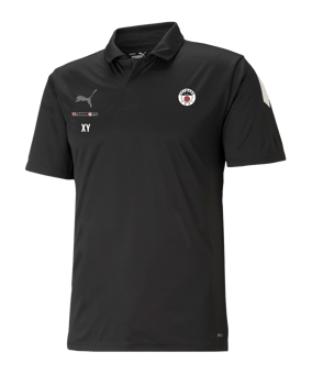 PUMA teamLIGA Sideline Polo Schwarz F03