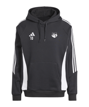adidas Tiro 24 Hoody Schwarz Weiss