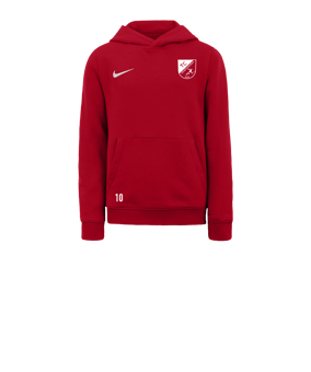 Nike Park 20 Fleece Hoody Kids Rot Weiss F657