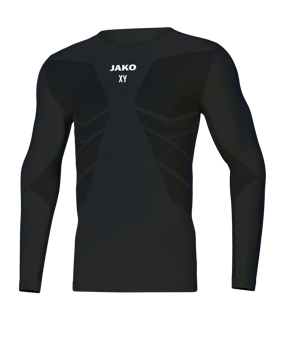 JAKO Comfort 2.0 langarm Schwarz F08