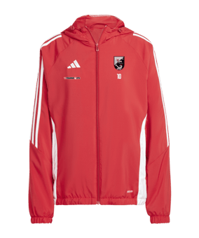 adidas Tiro 24 Windbreaker Damen Rot Weiss