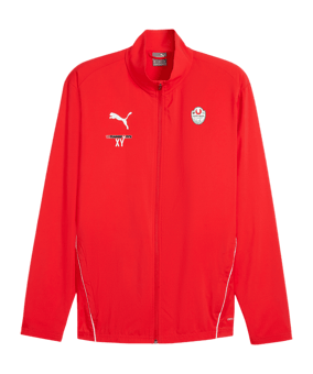 PUMA teamGOAL Sideline Jacke Rot F01