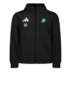 adidas Entrada 26 Regenjacke Schwarz