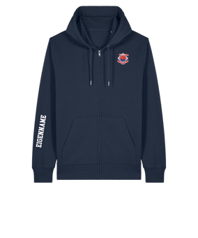 11tsmerch Merch Connector 2.0 Zip Sweatjacke French Navy FC727 Sweatjacke Blau