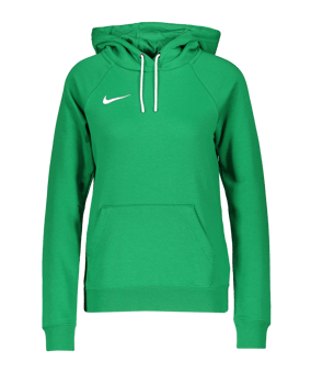 Nike Park 20 Fleece Hoody Damen Grün Weiss F302 - gruen