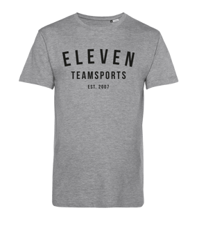 11teamsports Established 2007 T-Shirt Grau - grau