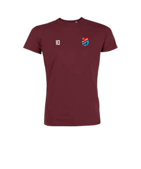 Merch Creator 2.0 T-Shirt Burgundy | #logo4c