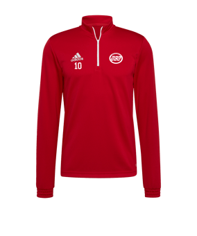 adidas Entrada 22 HalfZip Sweatshirt Rot