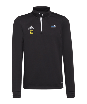 adidas Entrada 22 HalfZip Sweatshirt Kids Schwarz