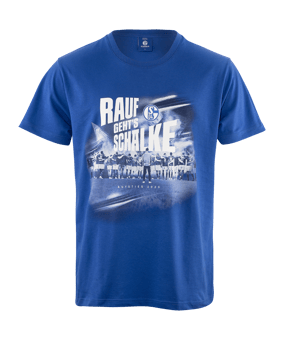 FC Gelsenkirchen-Schalke 04 e.V Aufstieg 2026 T-Shirt Blau - blau