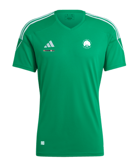 adidas Tiro 23 Trikot Dunkelgrün Weiss