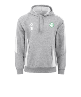 Sweat à capuche adidas Tiro 24 gris blanc 