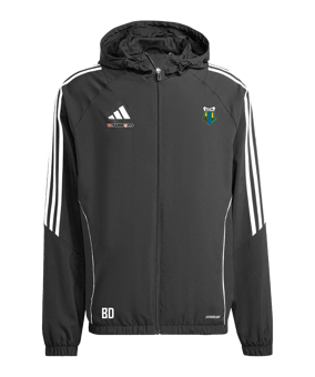 adidas Tiro 24 Windbreaker Schwarz Weiss