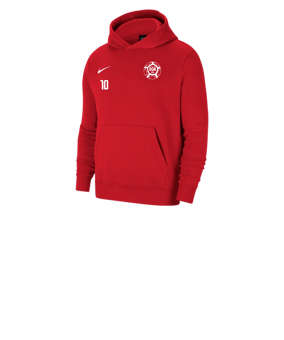 Nike Park 20 Fleece Hoody Kids Rot Weiss F657