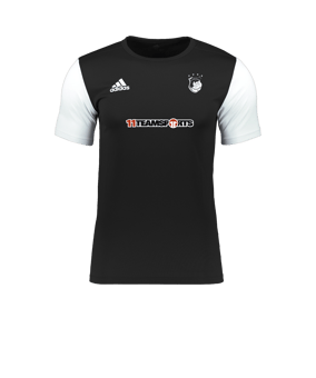adidas Estro 19 Trikot kurzarm Schwarz Weiss