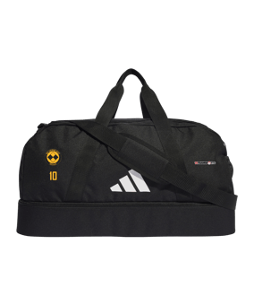 adidas Tiro League Duffel Bag Gr. M Schwarz Weiss