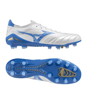 Mizuno Morelia Neo IV Beta Elite FG Mugen Weiss Blau F25 - weiss
