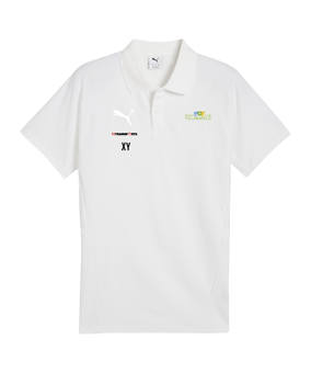 PUMA teamEVOSTRIPE Polo Weiß F04