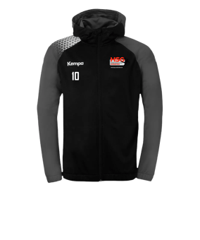 Kempa Kapuzenjacke Schwarz F11