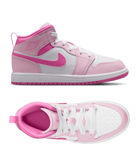 Jordan 1 Mid Kids Rosa - rosa