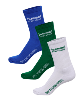 Hummel hml 3er Pack Socken Blau F7513 - blau